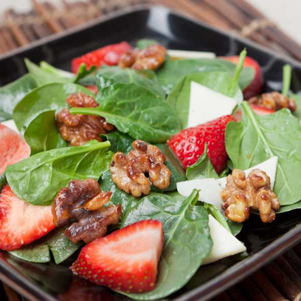 spinach and strawberry salad