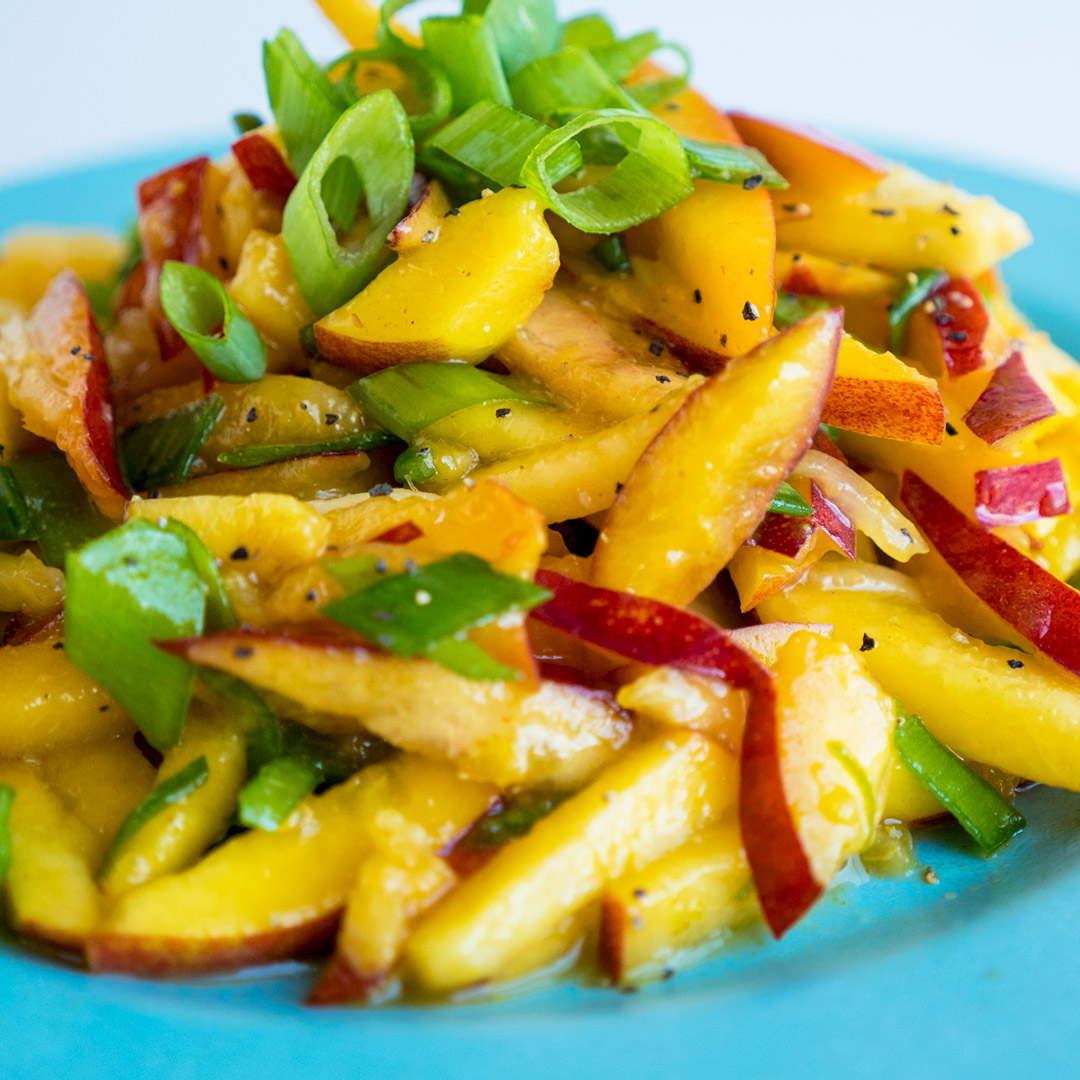 stone fruit slaw