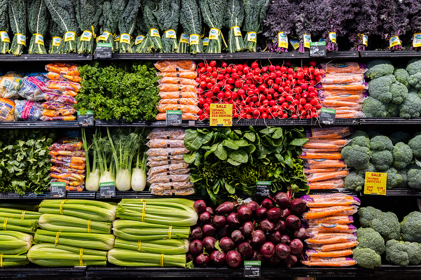 Fresh produce at Lazy Acres Market