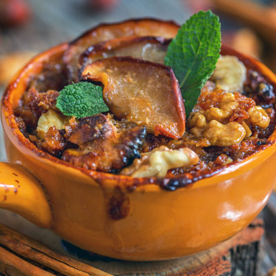 cinnamon apple baked oatmeal