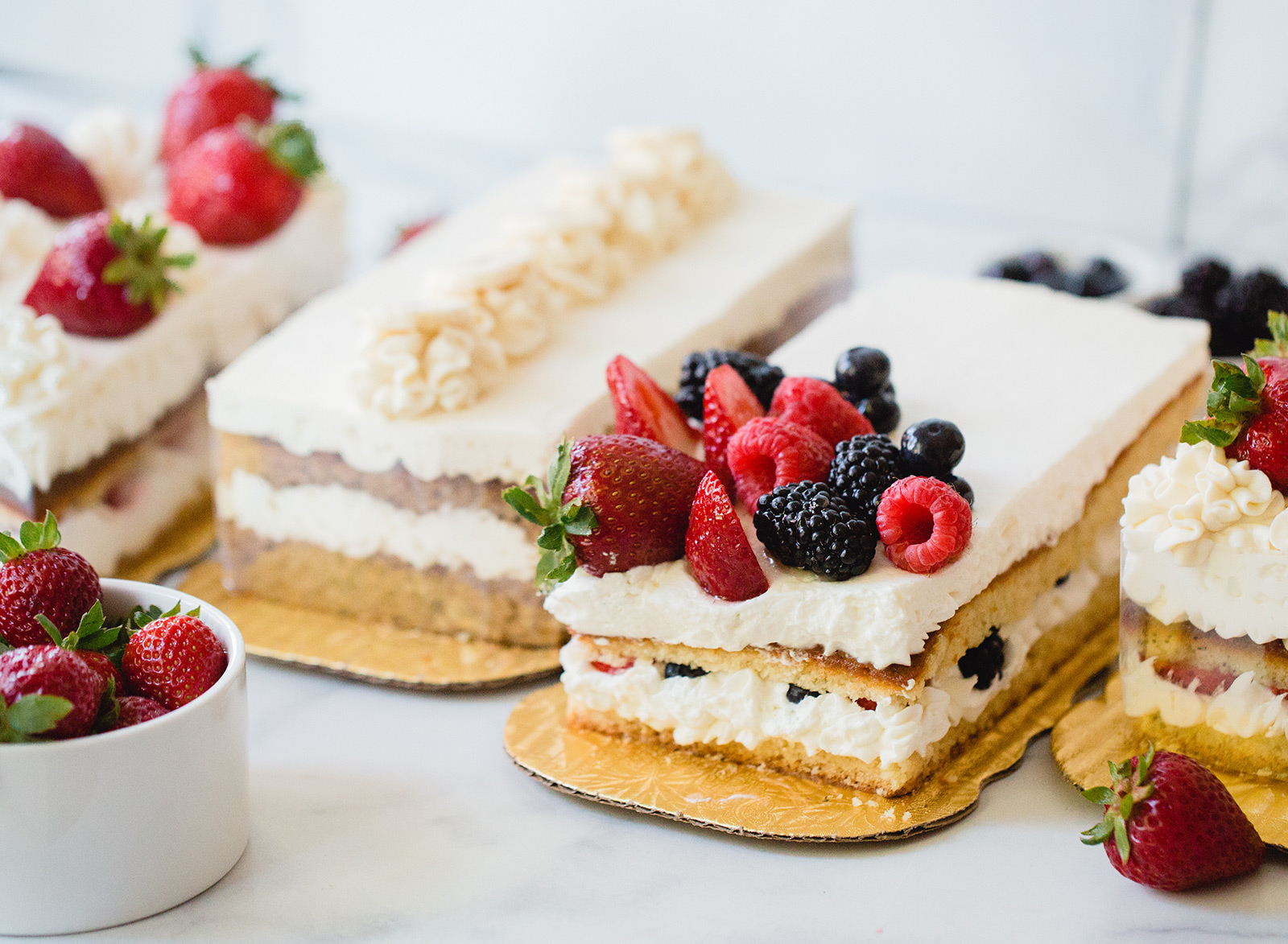 mixed berry bar cake for mother's day at new leaf community market 