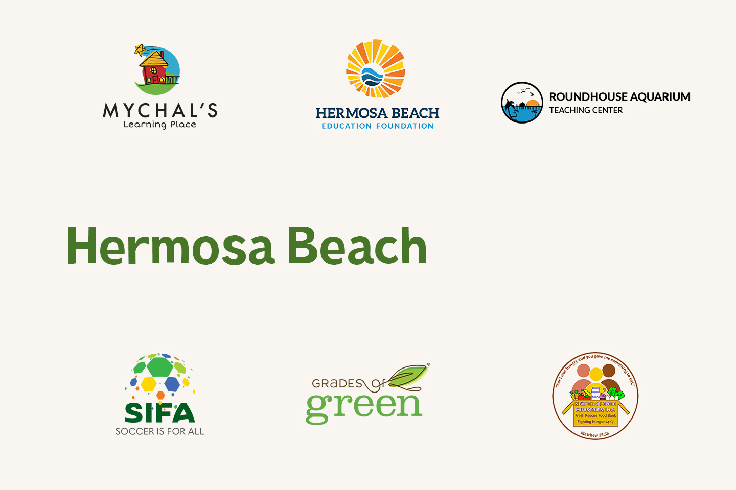 Hermosa Beach Storefront Partner Logos