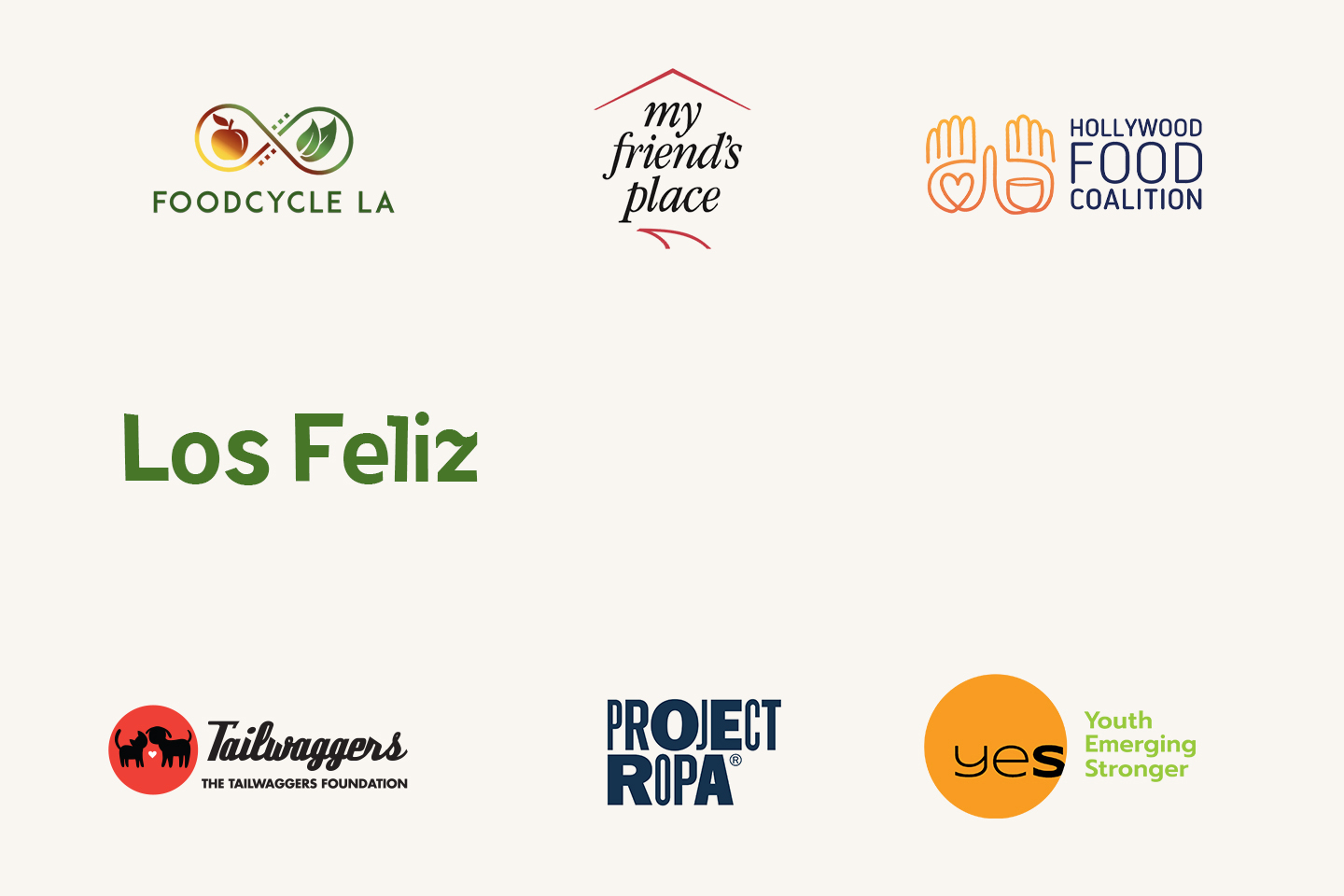 Los Feliz storefront partner logos