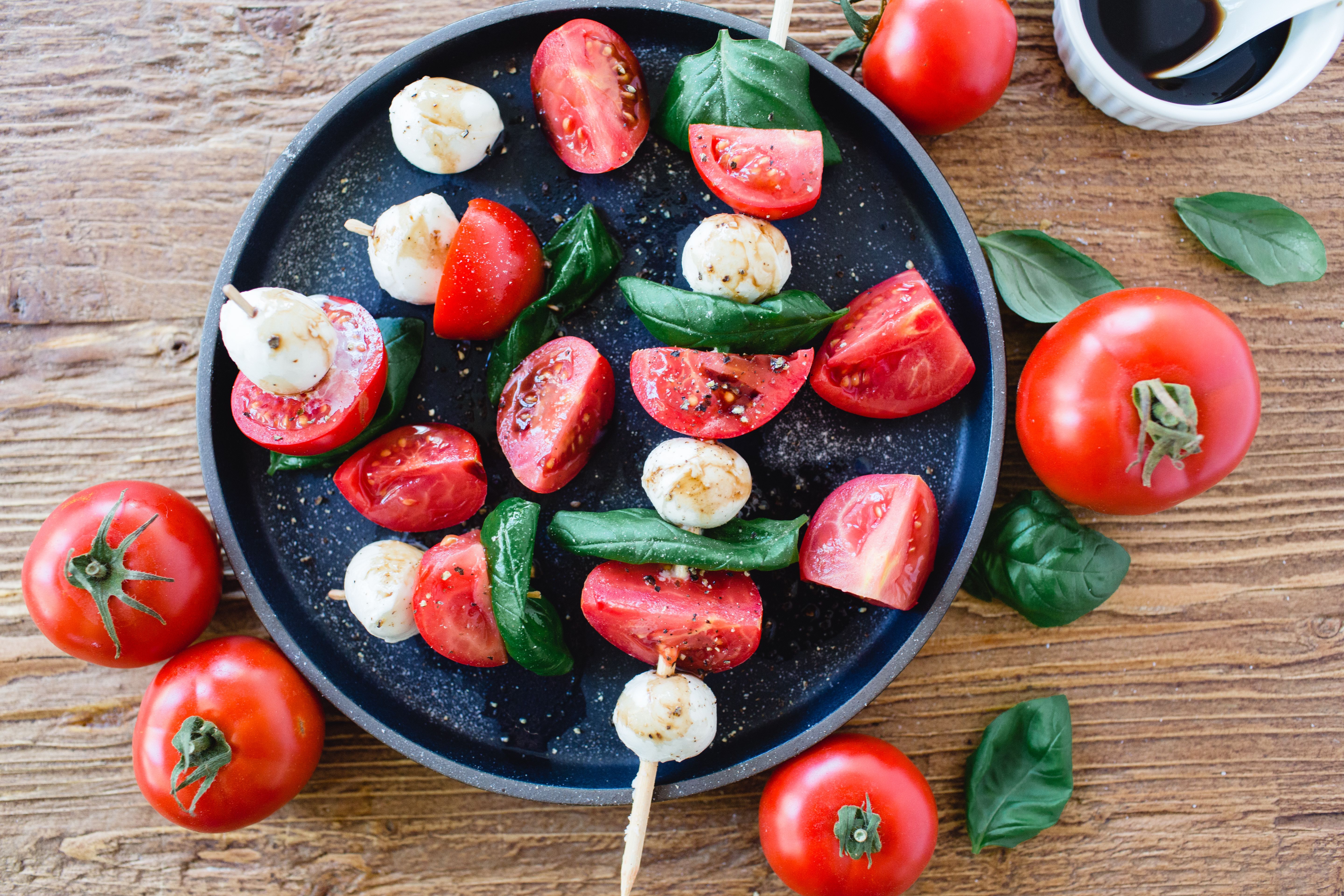 dry-farmed tomatoes from the central coast at new leaf community markets 