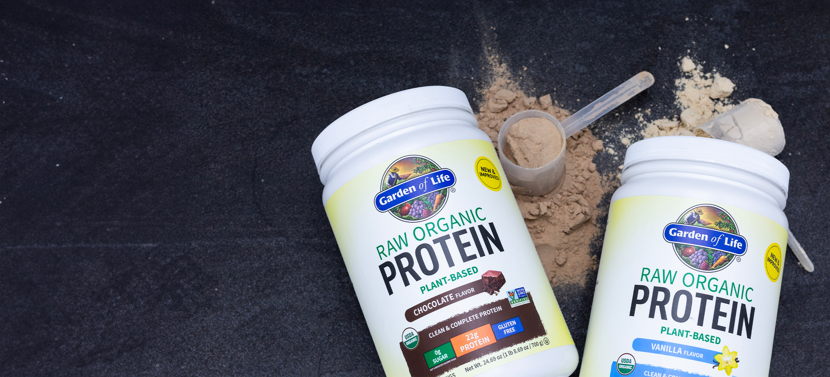 50% off garden of life protein powders at lazy acres market 