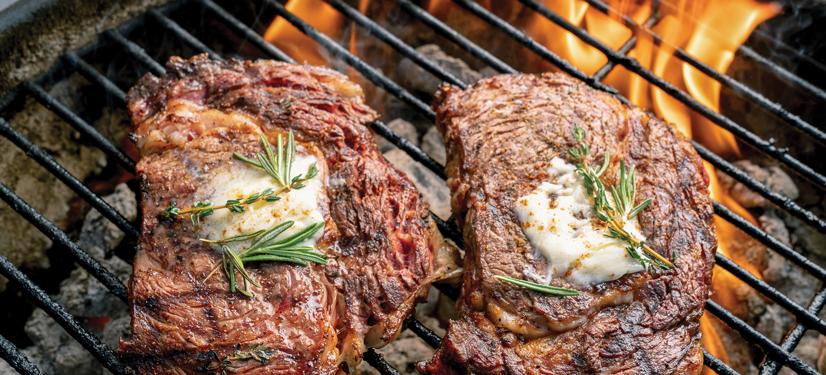 non-GMO wagyu ribeye at lazy acres market