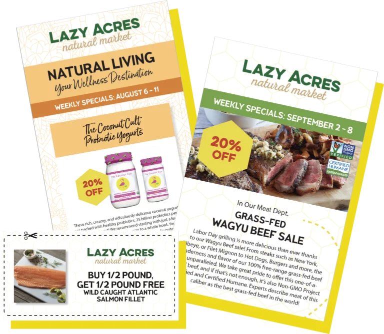 3 lazy acres mailers
