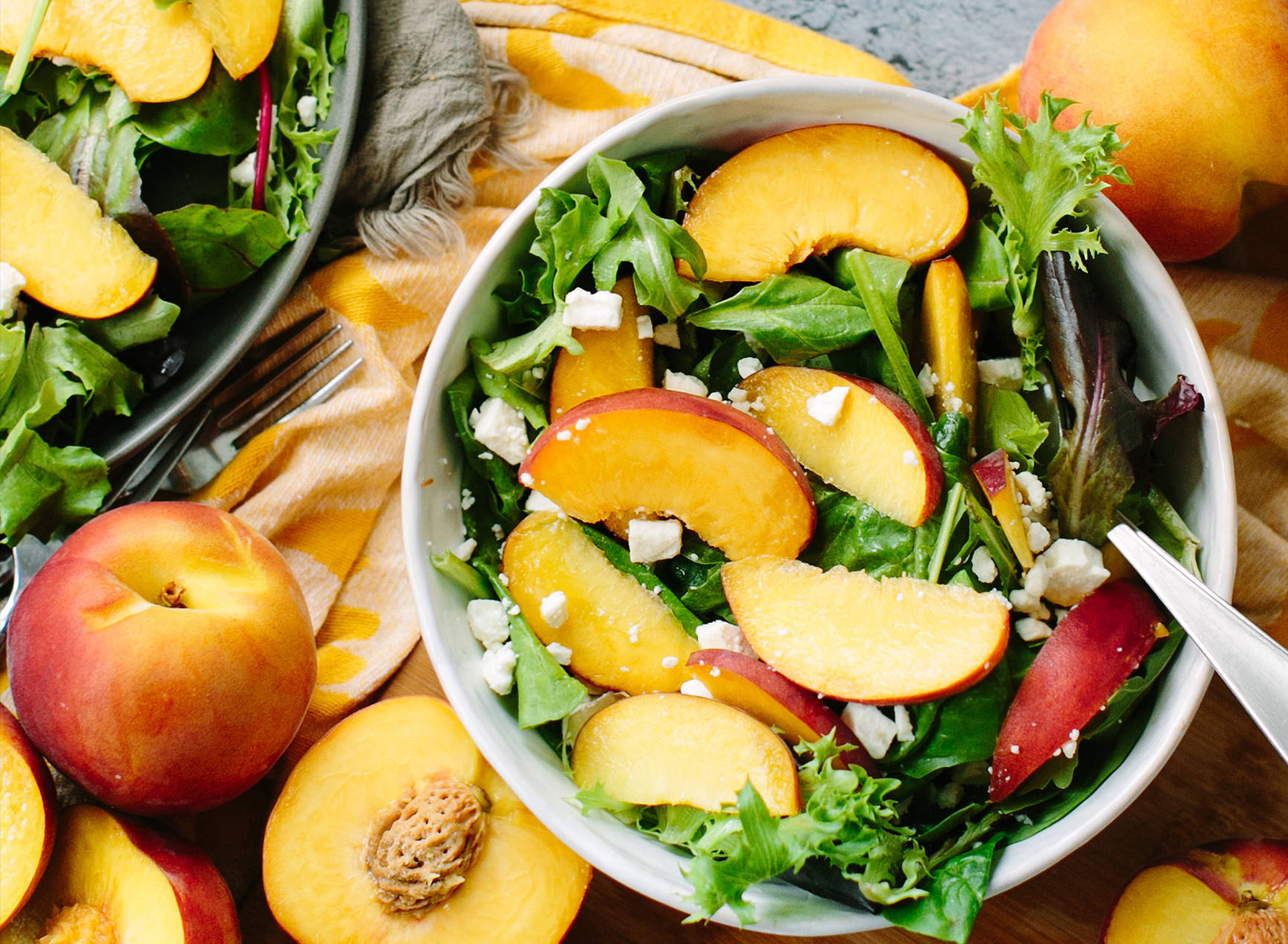 organic peach season at lazy acres market 