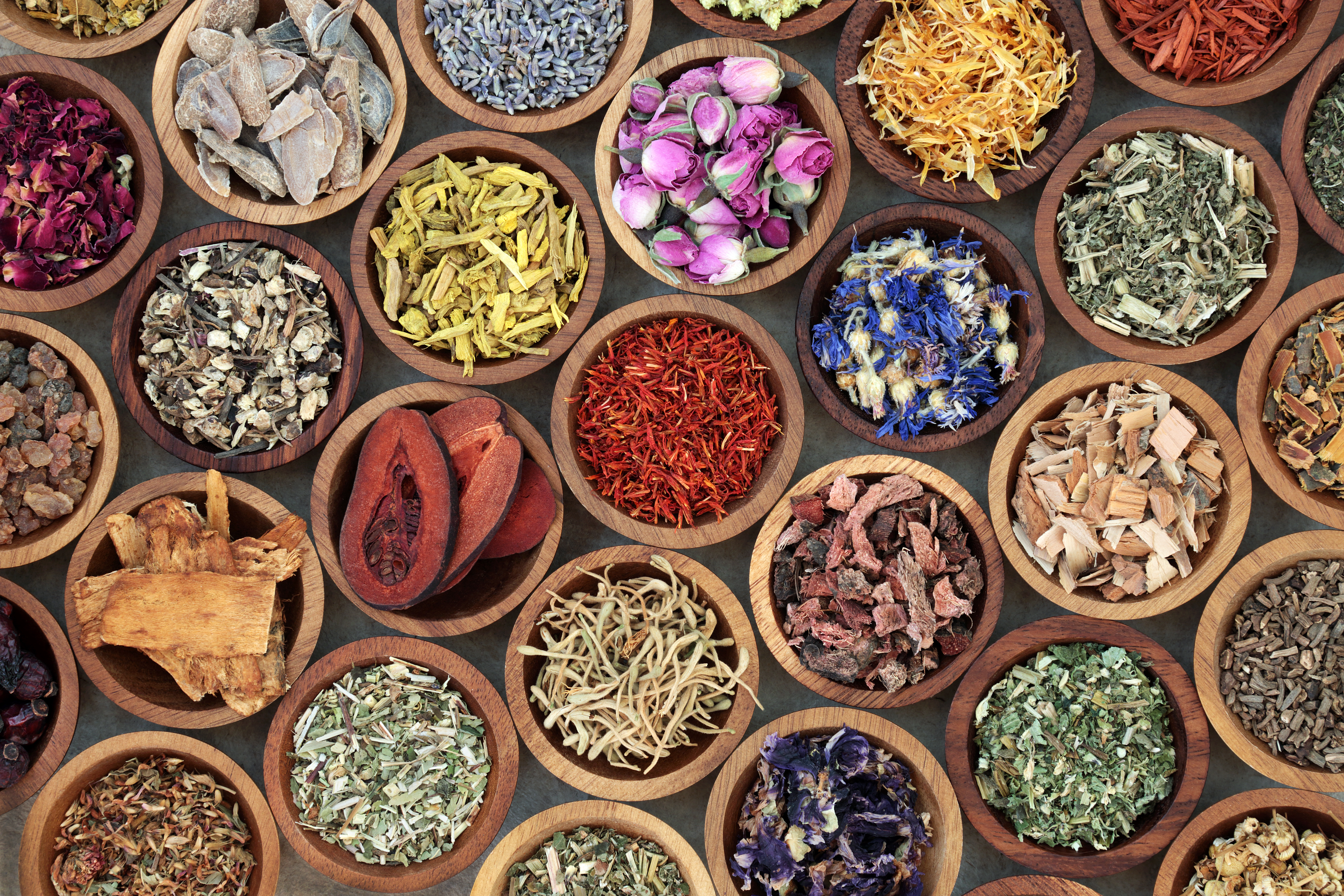 array of spices