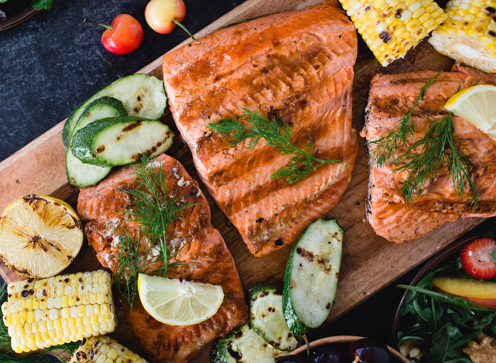 norwegian salmon fillet on sale at lazy acres market 