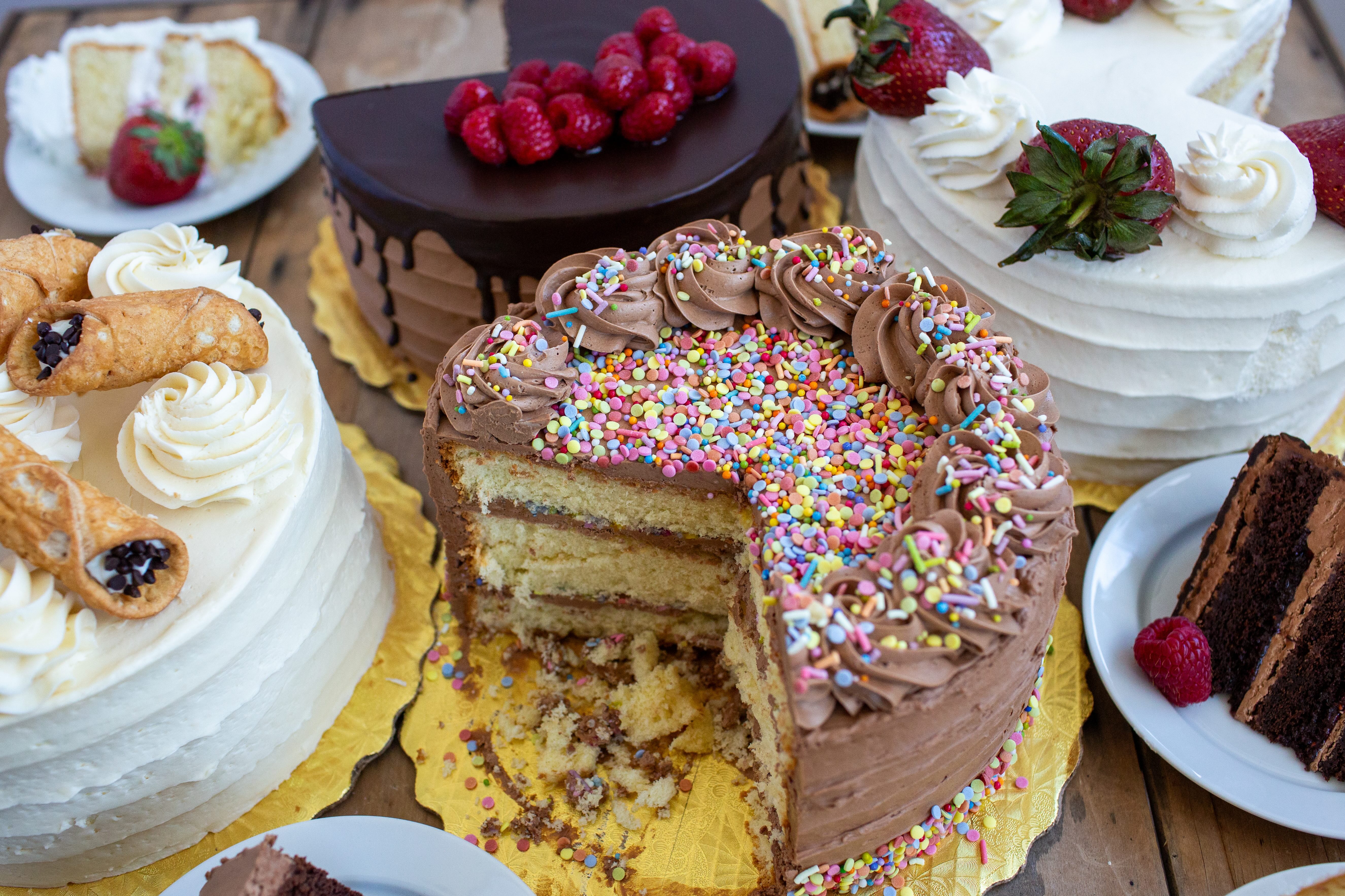 Baked to order cakes at Lazy Acres Market 